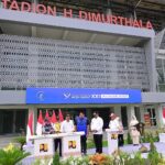 Presiden Joko Widodo bersama Ibu Iriana Joko Widodo Meresmikan Pembangunan Venue Pekan PON XXI di Provinsi Aceh