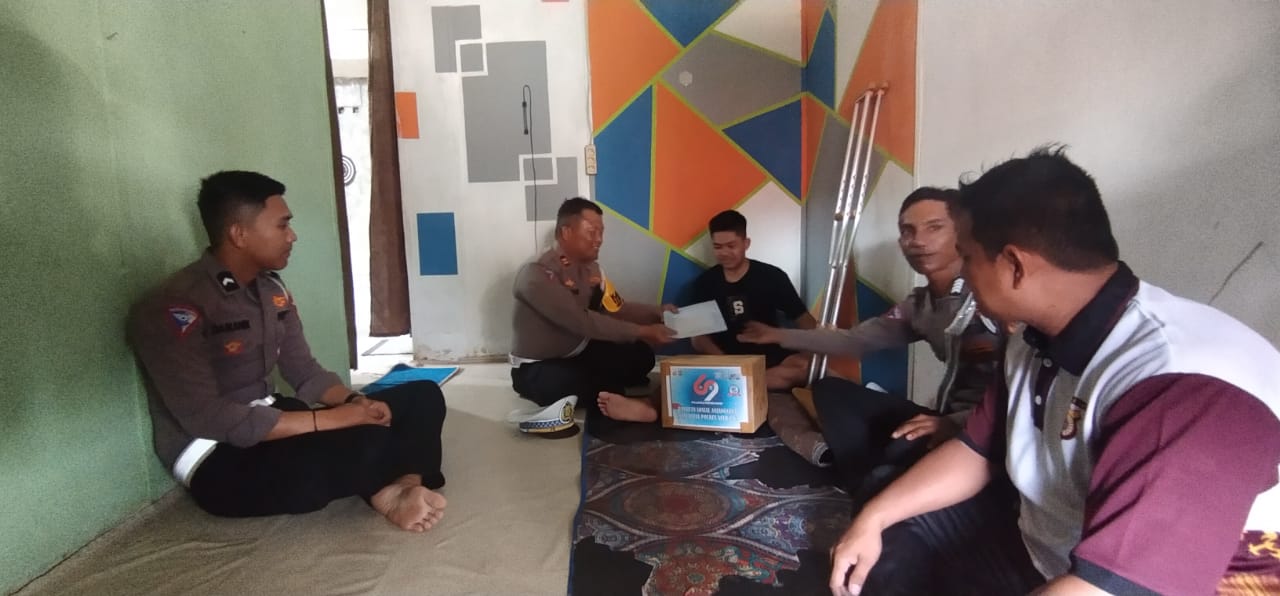 Polantas Aceh Jaya Gelar Anjangsana Dalam Rangka Hari Lalu Lintas ke-69 Tahun 2024