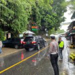 Satlantas Polres Aceh Jaya Gelar Patroli di Puncak Gunung Geurutee Antisipasi Kemacetan dan Laka Lantas