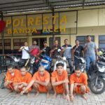 Polresta Banda Aceh Tangkap 5 Pencuri Motor