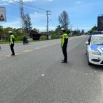 Patroli Rutin Satlantas Polres Aceh Jaya Berikan Edukasi Tertib Lalu Lintas Kepada Pengendara
