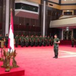 Kasum TNI Pimpin Laporan Korps Kenaikan Pangkat 36 Perwira Tinggi TNI