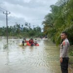 Polsek Kluet Tengah Terus Lakukan Monitor Area Banjir di Wilayah Hukumnya