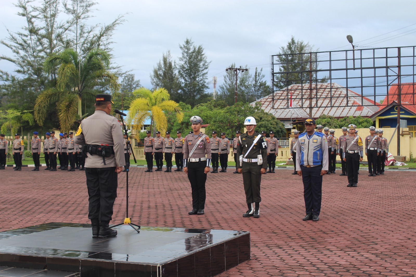 Pimpin Apel Gelar Pasukan, Kapolres Aceh Jaya: Operasi Zebra Seulawah 2024 Berlangsung Selama 14 Hari