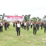 Perkuat Sinergitas, Polres Bireuen Gelar Olah Raga Bersama TNI