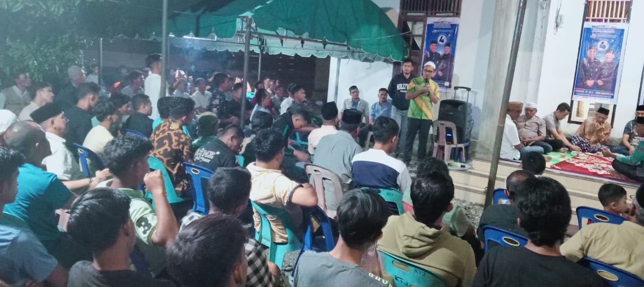 Jonniadi Calon Bupati Nagan Raya Gelar Silahturahmi Tanpa Batas
