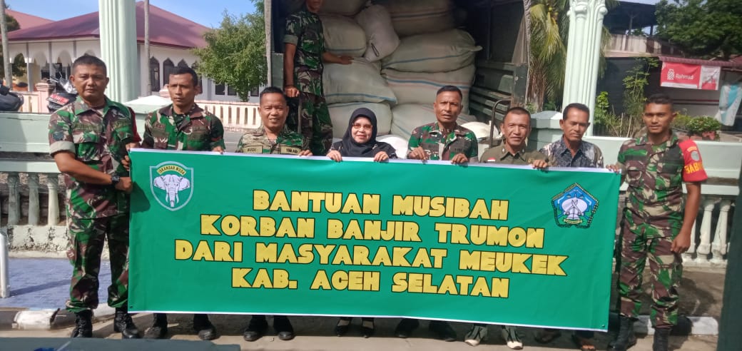 Kodim 0107/Aceh Selatan Galang Solidaritas Untuk Korban Banjir di Aceh Selatan
