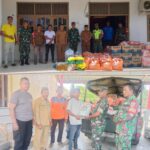 TNI dan BPBD Aceh Selatan Salurkan Bantuan Logistik Kepada Warga Pasca Banjir di Trumon Raya