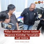 Polisi Geledah ‘Kantor Satelit’ Pegawai Komdigi Tersangka Judi Online