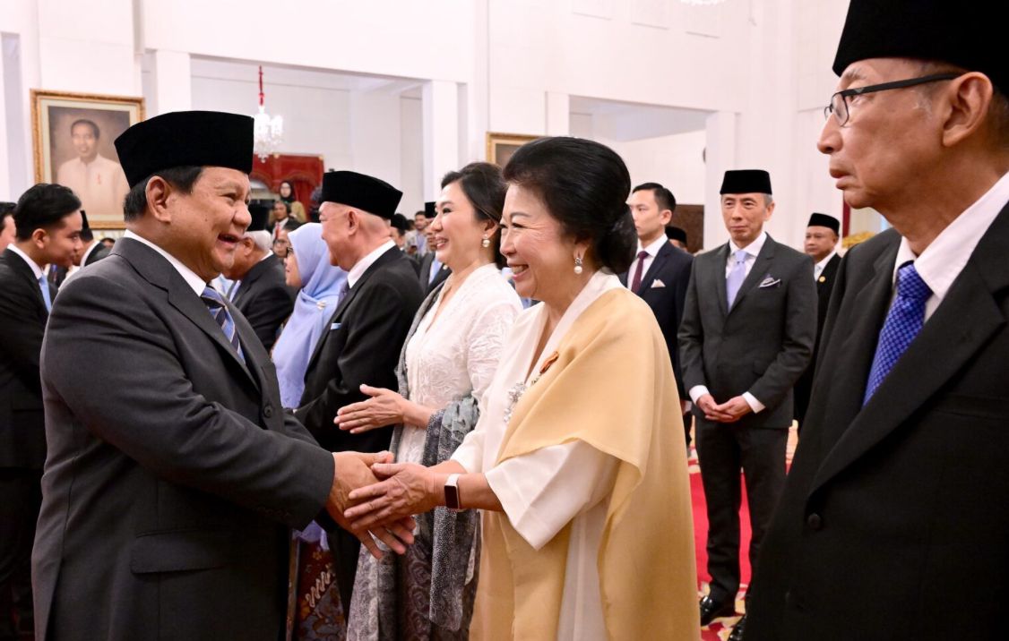 Presiden Prabowo Subianto Melantik Wakil Ketua Dan Anggota Dewan Ekonomi Nasional Di Istana Negara