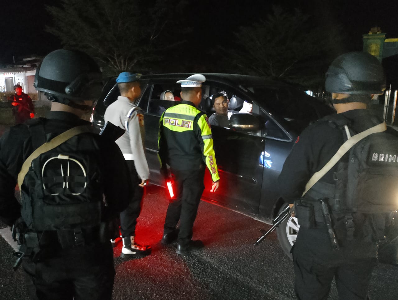 Polres Aceh Jaya Gelar Razia Cipta Kondisi untuk Antisipasi Gangguan Keamanan Jelang Pilkada 2024