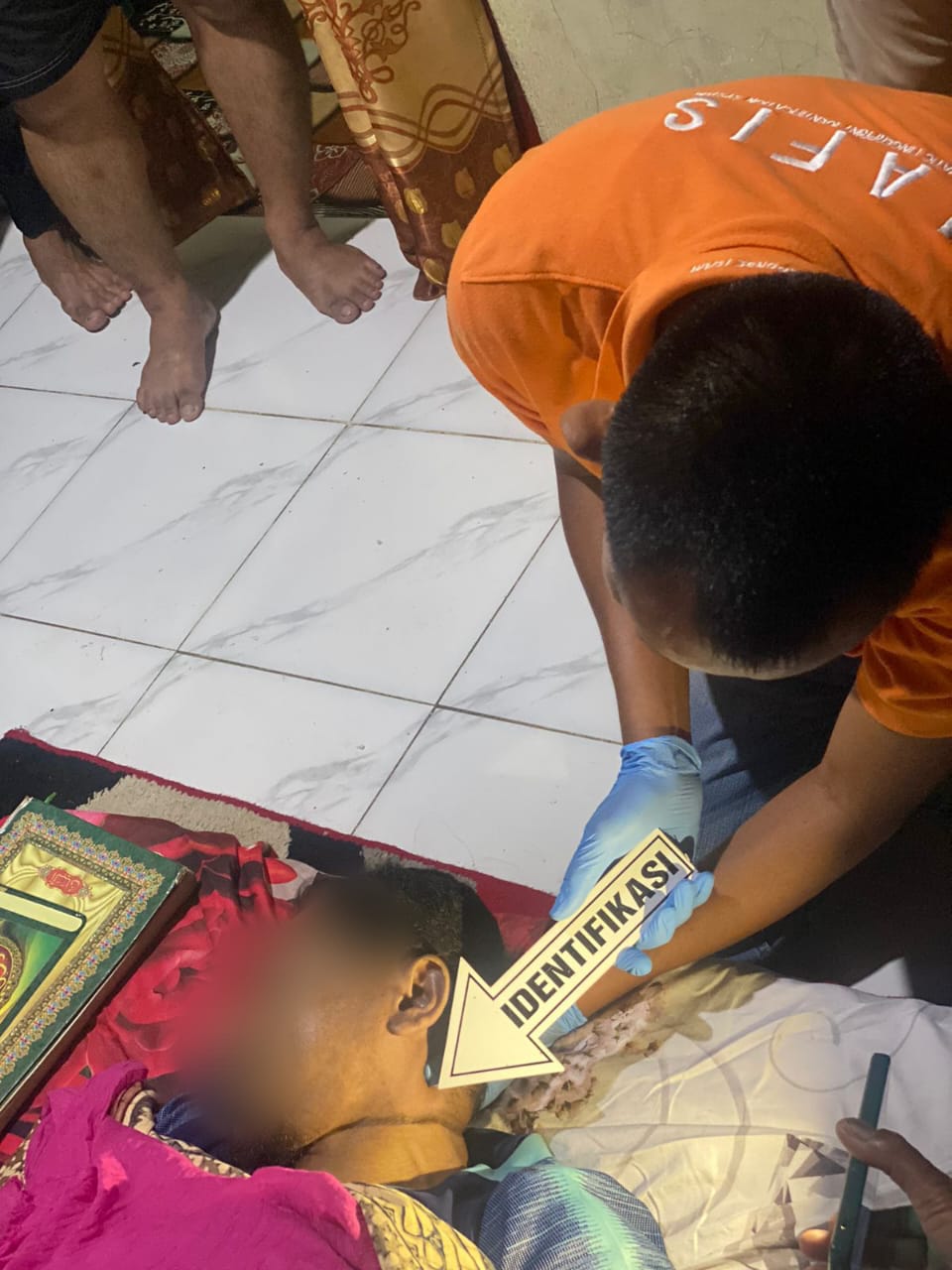 Diduga Gantung Diri, Satreskrim Polres Aceh Selatan Lakukan Olah TKP