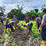 Dukung Program Asta Cita, Polsek Trumon Timur Manfaatkan Pekarangan Mako untuk Lahan Ketahanan Pangan