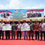 Panglima TNI dan Kapolri Hadiri Peluncuran Gugus Tugas Ketahanan Pangan Polri di Jawa Timur