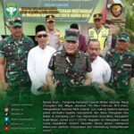 Pangdam Iskandar Muda Serahkan Bantuan MCK dan Sembako kepada Masyarakat di Gampong Lam Ceu