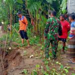 Tebing Sungai di Meukek Terkikis, Rumah Warga Terancam Amblas
