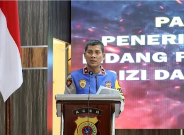 Wakapolda Aceh Pimpin Sidang Penandatangan Pakta Integritas Dan Pengambilan Sumpah Penerimaan Bakomsus Polri