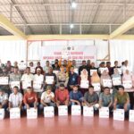 Polres Bireuen Serahkan 100 Paket Sembako NCS Kepada Masyarakat Kurang Mampu