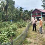 Program Asta Cita, Bhabinkamtibmas Polsek Labuhanhaji Timur Gerakkan Warga Pekarangan Pangan Bergizi