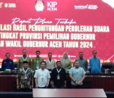 Sah, KIP Tetapkan Pasangan Muzakkir Manaf dan H Fadhullah Unggul di Pilkada Aceh