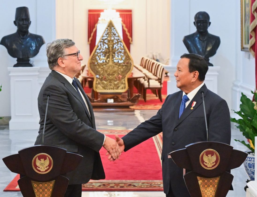 Presiden Prabowo Menerima Kunjungan Ketua Dewan GAVI di Istana Merdeka