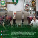Pangdam IM Terima Audiensi CEO PT. Acehlink Media, bahas Sinergi Bersama untuk membantu Masyarakat dibidang Teknologi Informasi