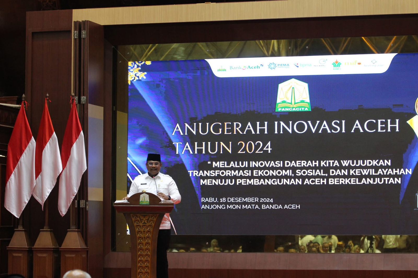 Dukung Inovasi Daerah, Kemenkum Aceh Hadiri Anugerah Inovasi Aceh Tahun 2024