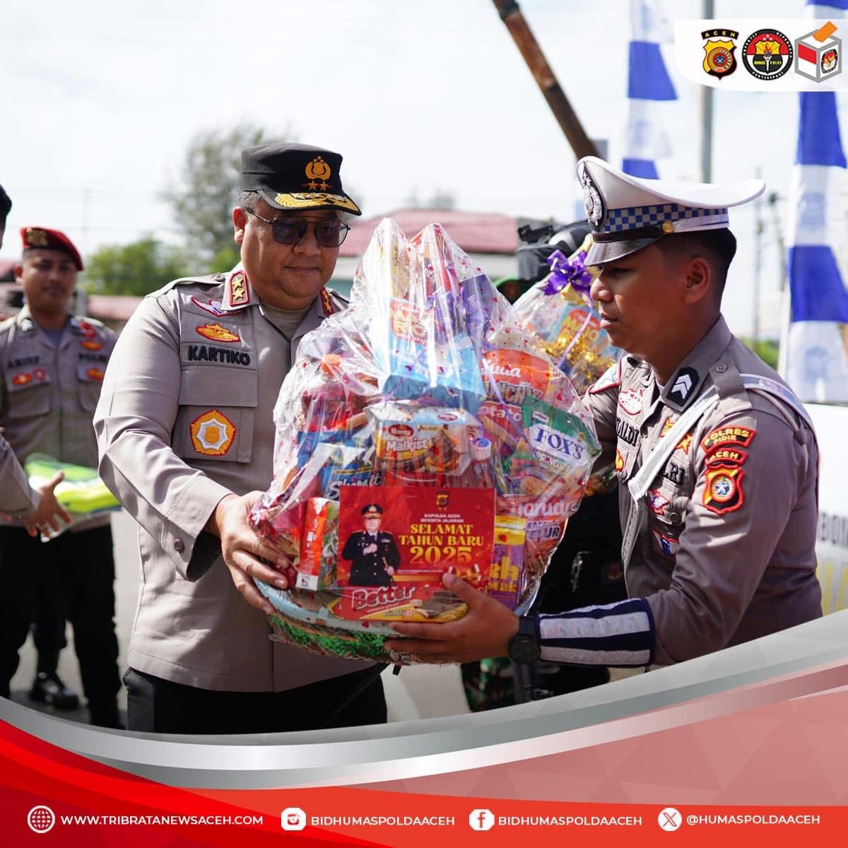 Kapolda Aceh Meninjau Pos Pelayanan Polres Pidie di Terminal Tipe B Kota Sigli