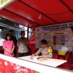 Kapolres Pelabuhan Makassar Tinjau Pos Operasi Lilin 2024, Pastikan Keamanan Jelang Nataru