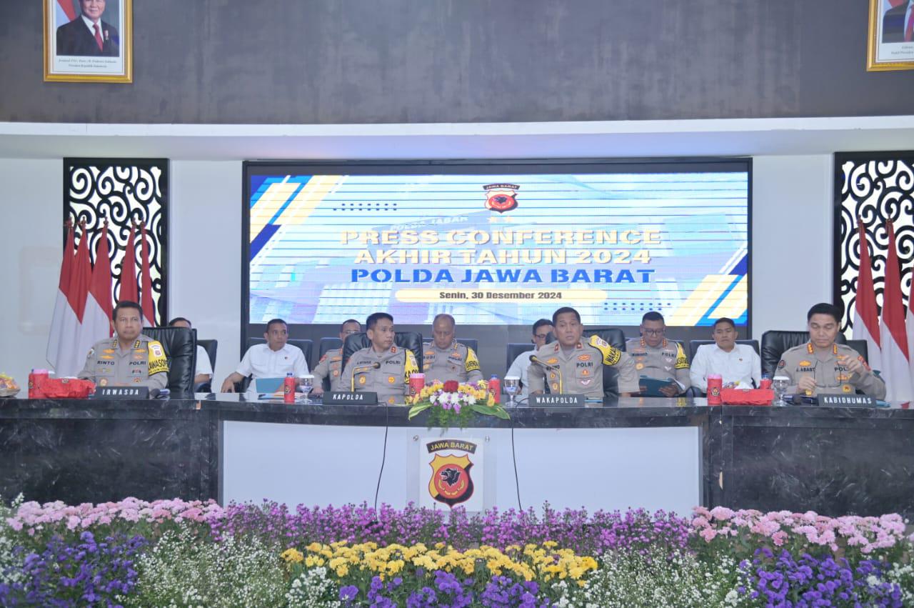 Kapolda Jabar Pimpin Rilis Akhir Tahun 2024 Polda Jabar