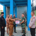 Dandim 0107/Aceh Selatan Serahkan Bak Air Beserta 1 Sumur Bor kepada Warga Tampang Samadua
