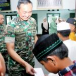 Wujud Kepedulian Sosial, Dandim 0101/KBA dan Ketua Persit KCK Berikan Santunan kepada Puluhan Anak Yatim