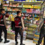 Sat Samapta Polres Aceh Jaya Sambangi Pertokoan Sampaikan Himbauan Kamtibmas