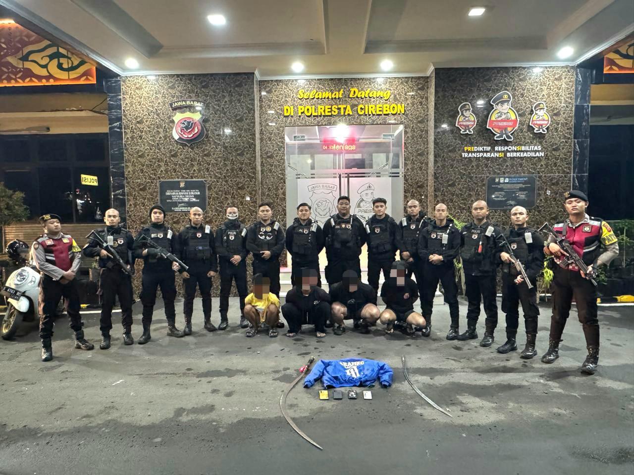 Tim Patroli Raimas Macan Kumbang 852 Kepolisian Gagalkan Tawuran di Kecamatan Beber