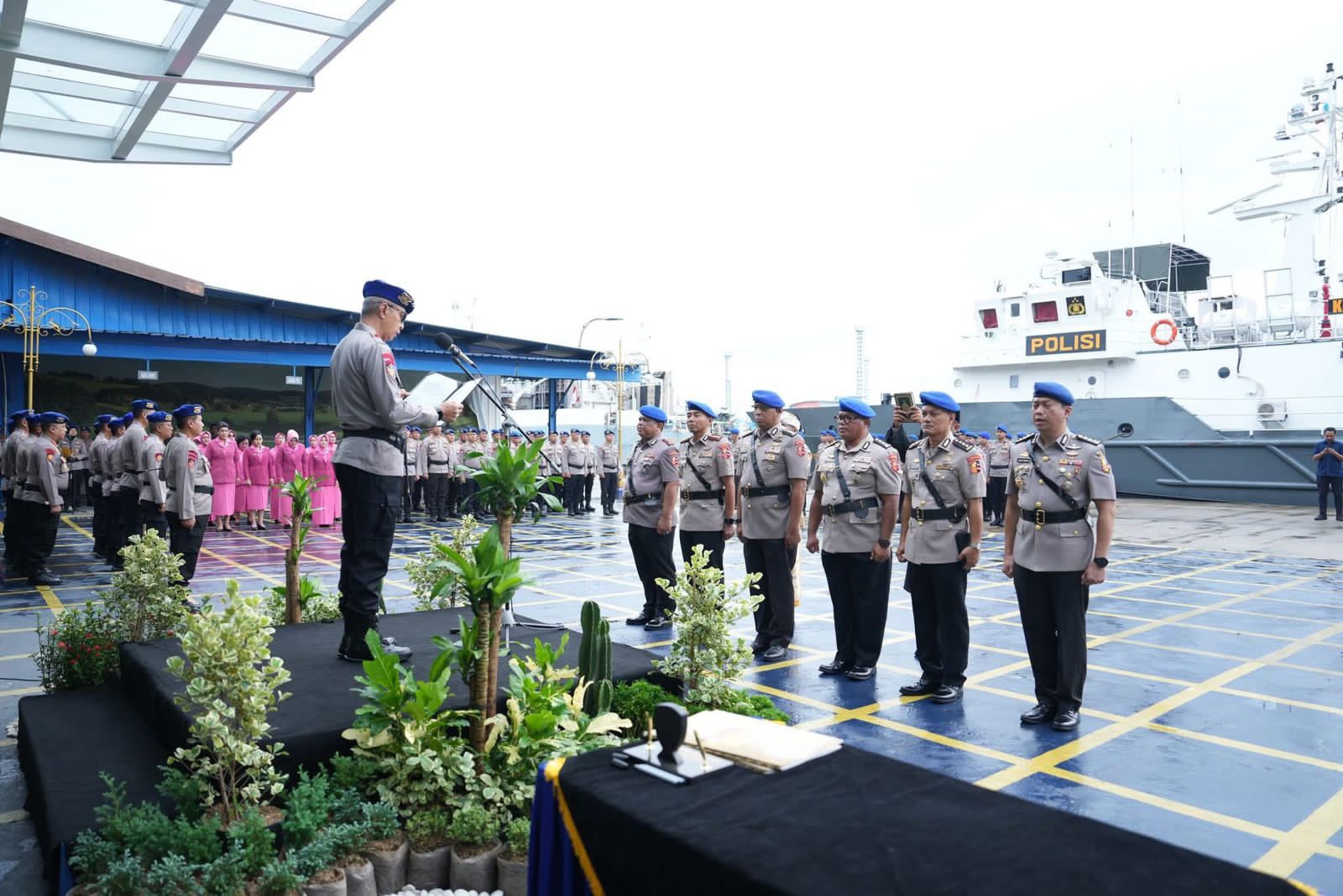 Kakorpolairud Pimpin Sertijab Pejabat Utama Korpolairud Baharkam Polri