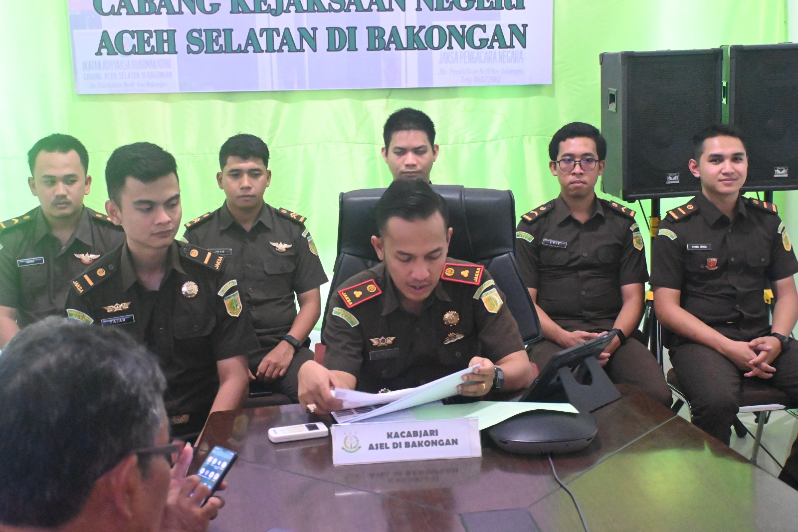 Kacabjari Aceh Selatan di Bakongan Paparkan Capaian Kinerja Tahun 2024