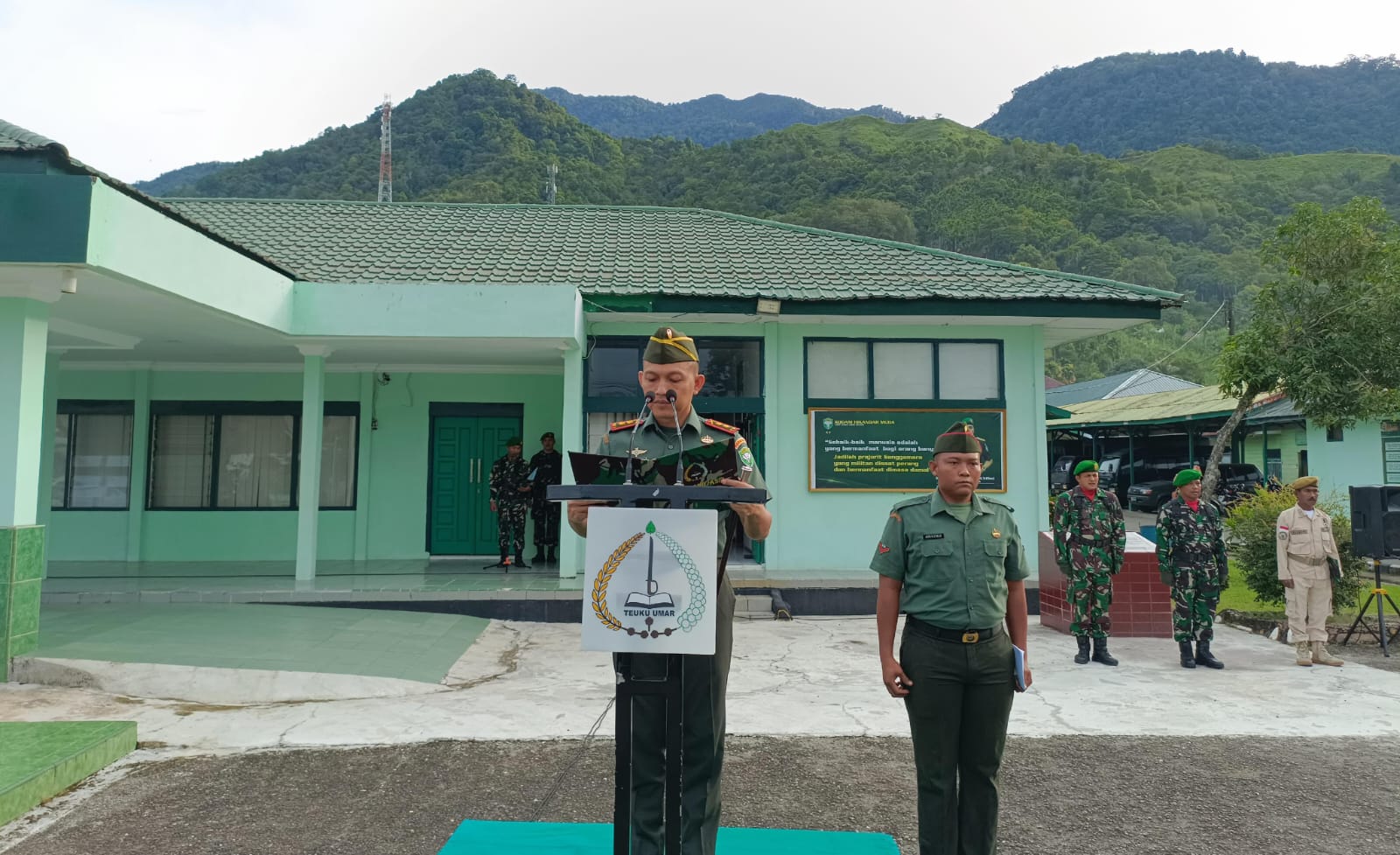 Pimpin Upacara Bendera 17-an, Dandim 0107/Aceh Selatan Bacakan Amanat Panglima TNI