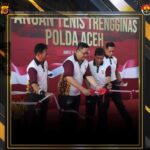 Kapolda Aceh Resmikan Lapangan Tenis Trengginas Polda Aceh