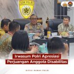 Irwasum Polri Apresiasi Perjuangan Anggota Disabilitas