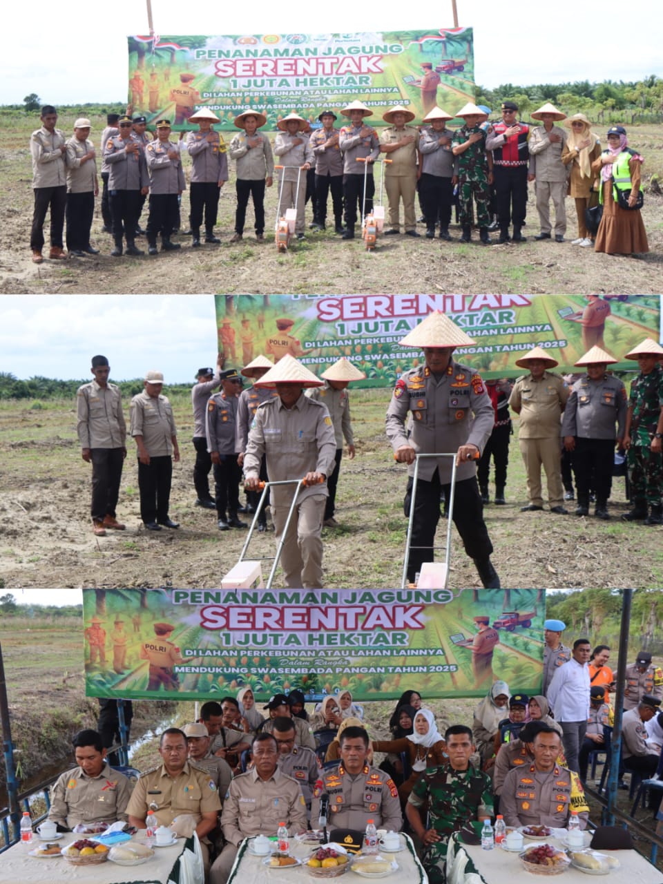 Polres Aceh Selatan Gelar Penanaman Jagung Serentak Satu Juta Hektar