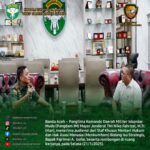 Pangdam Iskandar Muda Terima Audiensi Staf Khusus Menteri HAM