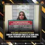 Polres Lhokseumawe Tangkap Perempuan Pemilik 9,14 Gram Sabu, Pelaku Mengaku Untuk Dijual Kembali