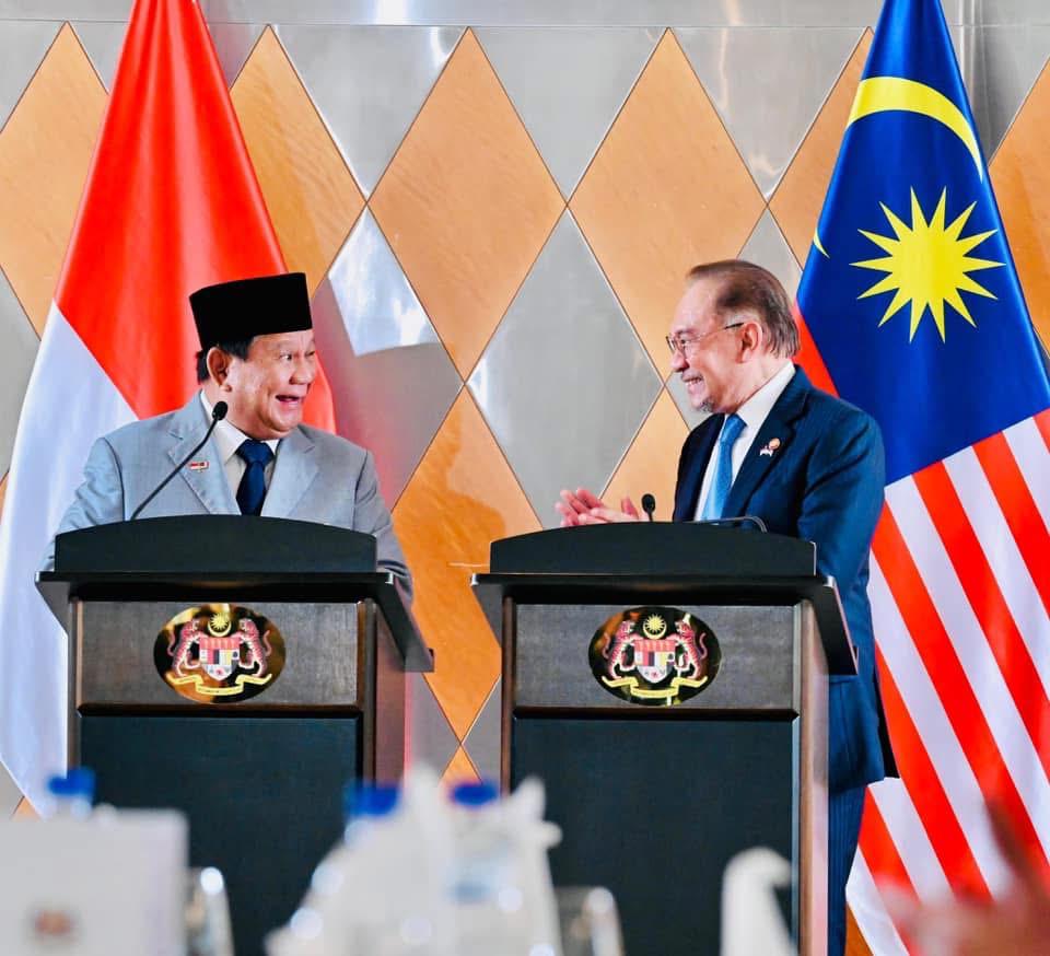 Presiden Prabowo dan PM Anwar Ibrahim Sepakat Pererat Kerja Sama Strategis