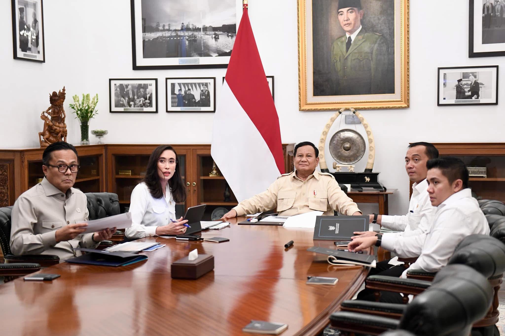 Presiden Prabowo Terima Laporan Widiyanti Putri Terkait Perkembangan Sektor Pariwisata