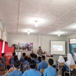 Saweu Sikula Dalam Rangka Ops Keselamatan Seulawah 2025, Satlantas Ajak Pelajar Patuhi Peraturan Lalulintas