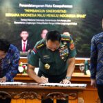 Panglima TNI Tandatangani Nota Kesepahaman dengan Menteri Kehutanan dan Menteri Lingkungan Hidup