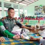 Sambut HUT Persit Kartika Chandra Kirana ke-79, Kodim 0107/Aceh Selatan Gelar Donor Darah