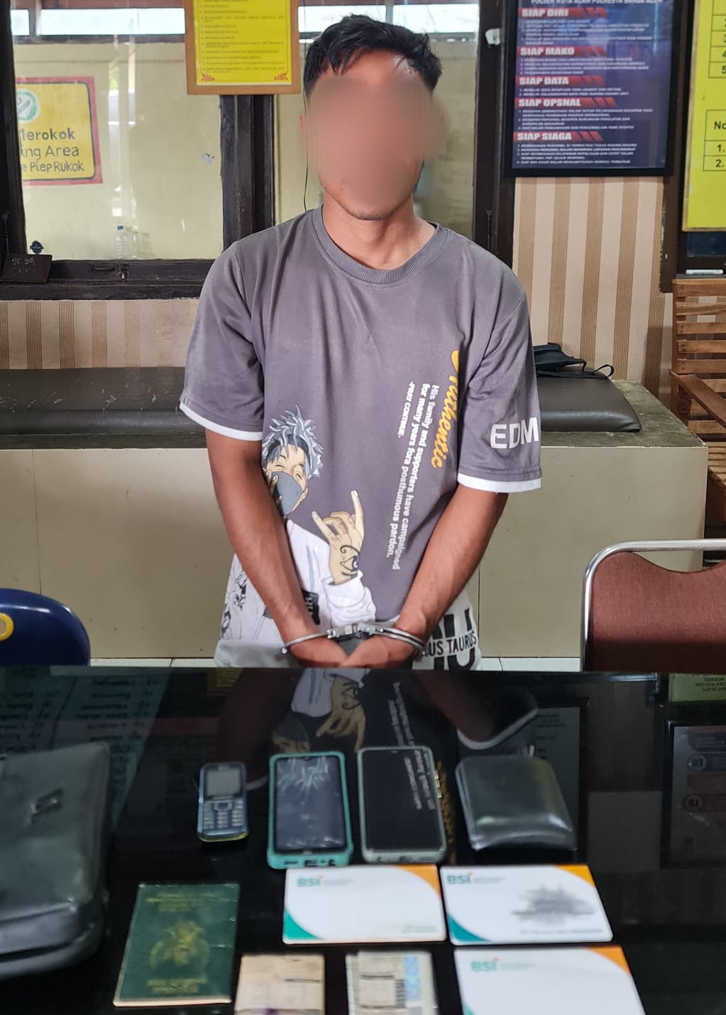 Satreskrim Polres Aceh Selatan Amankan Seorang Penjambret yang Resahkan Warga