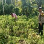 Bhabinkamtibmas Polsek Samadua Dampingi Warga Tanam Tanaman Bergizi