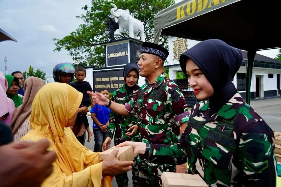 Pangdam IM : Program Jumat Berkah Kodam IM Sebagai Wujud Kepedulian Kita Kepada Masyarakat